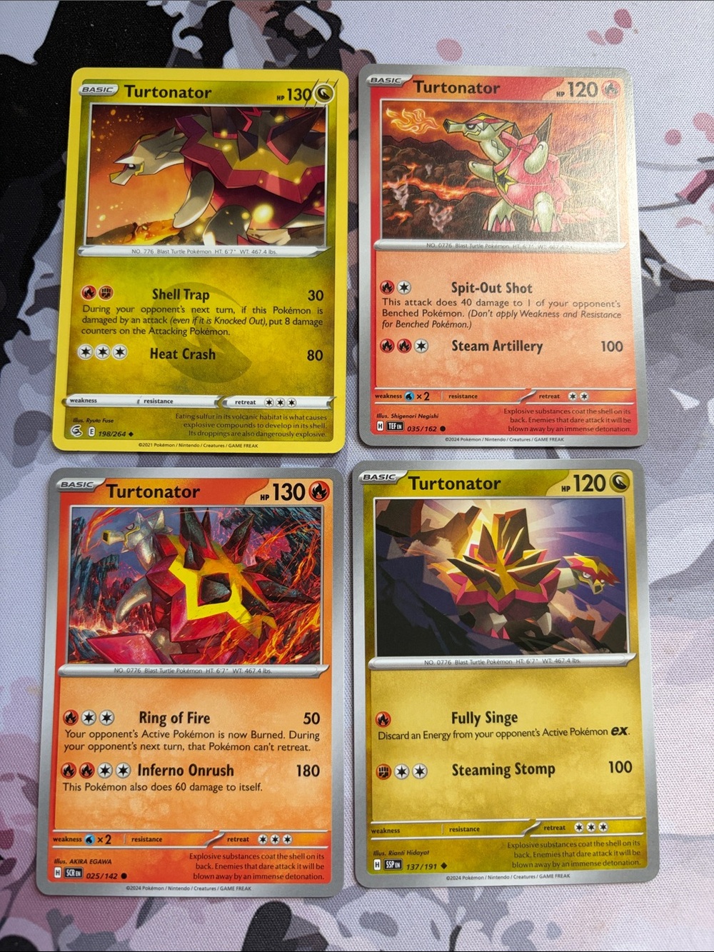 Turtonator Collection Lot | 4 Unique Pokémon Cards | ✨5/$25✨